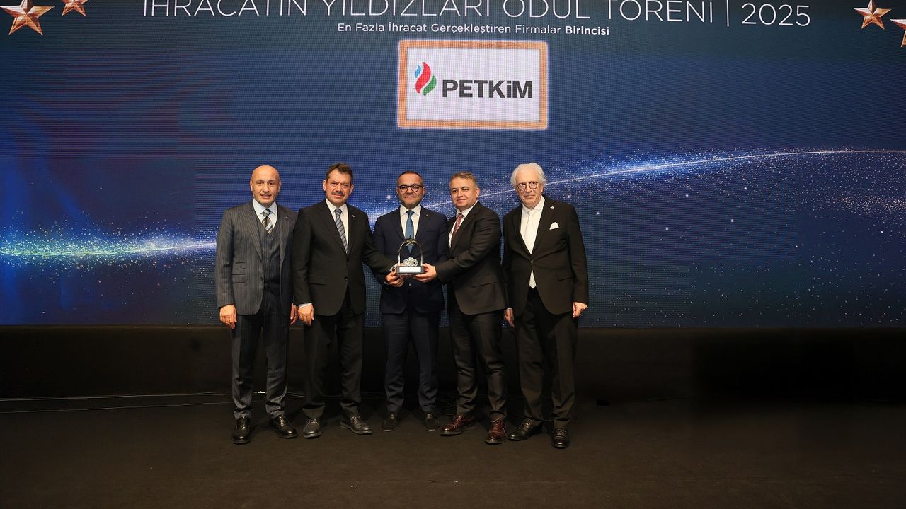 Petkim, 'İhracatın Yıldızları 2025' listesinde ilk sırada yer aldı