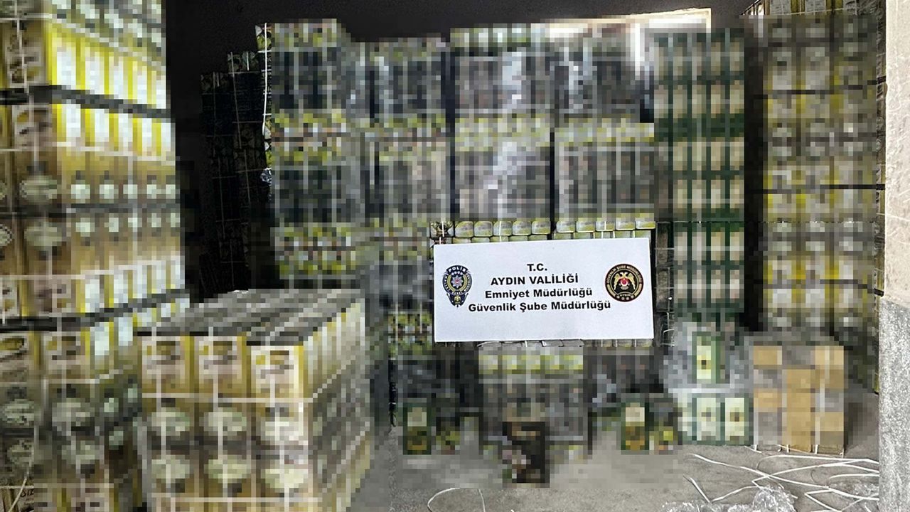 Aydın'da doluma hazır 6 bin litre tağşiş zeytinyağı ele geçirildi