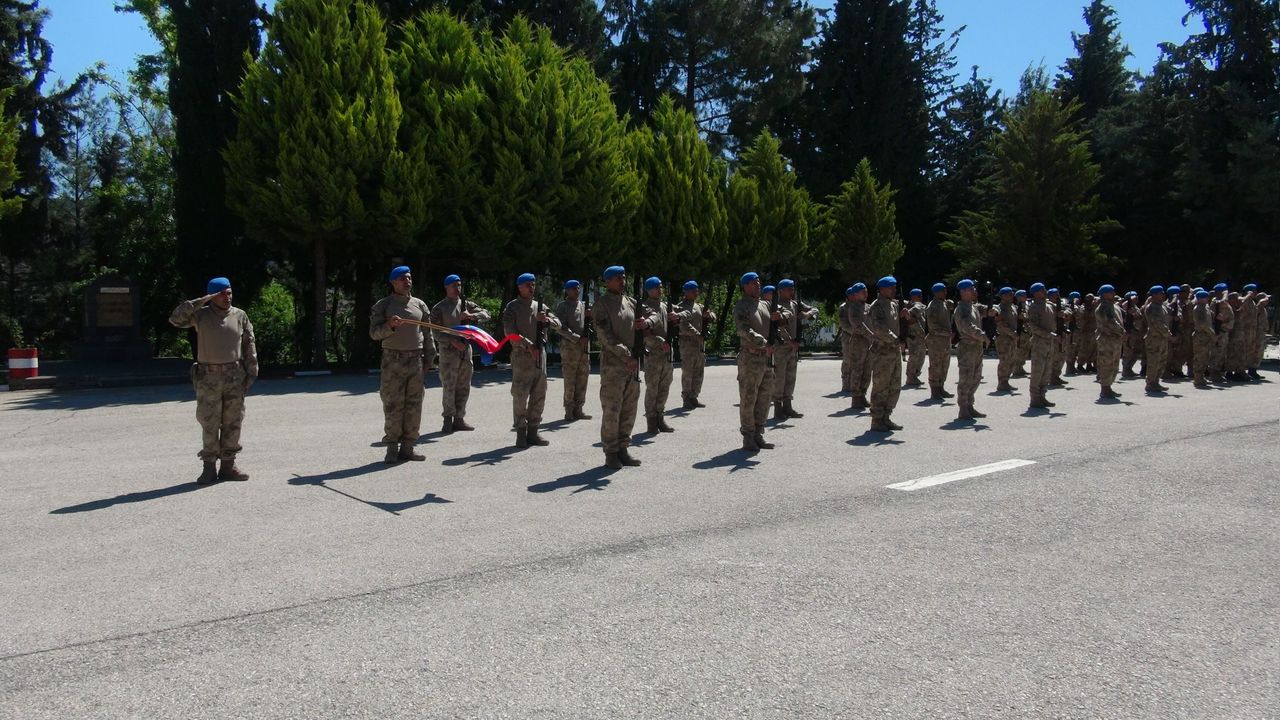 Kilis'te engelli bireyler, 1 gün için asker oldu
