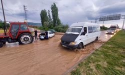 Amasya'da Sağanak Hayatı Olumsuz Etkiledi