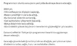 Bakan Şimşek: 2024, Enflasyonda Düşüşün Başladığı Bir Yıl Olacak