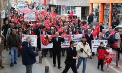 Samsun’da ‘Şehitler İçin Saygı Yürüyüşü’ Düzenlendi