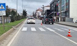 Samsun’da otomobilin çarptığı yaşlı kadın yaralandı