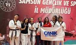 Canik Belediyespor Taekwondo Takımı Şampiyonalara Damga Vurdu