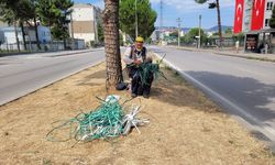 Samsun'da 84 Yaşındaki Hamdi Usta Atık Plastikleri Sepete Dönüştürüyor