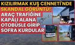 Kızılırmak Kuş Cenneti'nde Skandal: Otobüsle Girip Sofra Kurdular