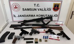 Samsun'da Kaçak Silah Ticareti Yaptıkları İddiasıyla 7 Kişi Yakalandı