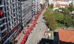 Samsun'da 29 Ekim Kutlamaları: 1919 Metre Türk Bayrağı