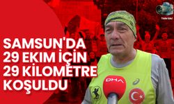 Samsun'da 29 Ekim İçin 29 Kilometre Koşuldu