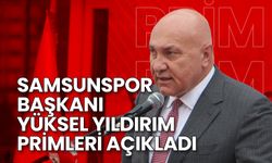 Samsunspor Başkanı Yüksel Yıldırım Primleri Açıkladı