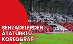 Samsunspor Taraftarı Grubu Şehzadelerden 'Atatürk'lü Koreografi