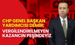 CHP Genel Başkan Yardımcısı Demir: Vergilendirilmeyen Kazancın Peşindeyiz