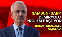 Samsun-Sarp Demiryolu Projesi Başlıyor