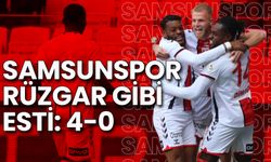 Samsunspor Rüzgar Gibi Esti: 4 - 0