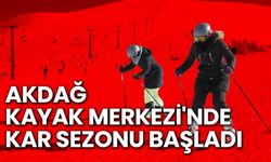 Akdağ Kayak Merkezi'nde Kar Sezonu Başladı