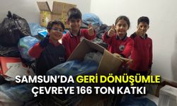 Samsun’da Geri Dönüşümle Çevreye 166 Ton Katkı