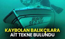 Samsun'da Kaybolan Balıkçılara Ait Tekne Bulundu