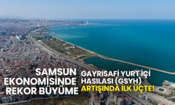 Samsun Ekonomisinde Rekor Büyüme: Yüzde 15,8 Artışla Türkiye'nin Zirvesinde