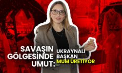 Savaşın Gölgesinde Umut: Ukraynalı Başkan Mum Üretiyor