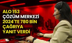 Alo 153 Çözüm Merkezi 2024'te 780 Bin Çağrıya Yanıt Verdi