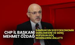 CHP İl Başkanı Özdağ: Samsun Türkiye’den Daha Yoksul