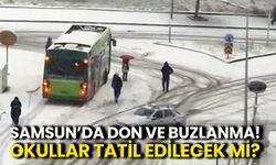 Samsun’da Don ve Buzlanma! Okullar Tatil Edilecek mi?