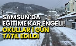 Samsun’da Eğitime Kar Engeli! Okullar 1 Gün Tatil Edildi