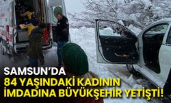 Samsun’da 84 Yaşındaki Kadının İmdadına Büyükşehir Yetişti!