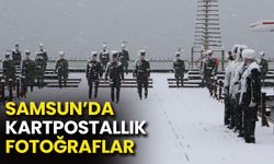 Samsun’da Kar Yağışı Büyüledi!