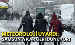 Meteoroloji Uyardı: Samsun’a Kar Geri Dönüyor!