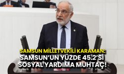 Samsun Milletvekili Karaman: Samsun’un Yüzde 45.2’si Sosyal Yardıma Muhtaç!