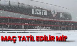 Samsunspor-Rizespor Maçı Ertelenir mi? Kar Yağışı Tehlike Yaratıyor!