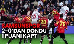 Samsunspor 2-0'dan Geri Döndü 1 Puanı Kaptı