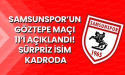 Samsunspor’un Göztepe Maçı 11’i Açıklandı! Sürpriz İsim Kadroda