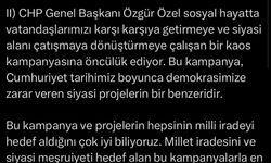 Çelik: Özgür Özel, kaos kampanyasına öncülük ediyor