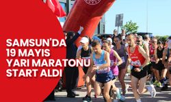 Samsun'da 19 Mayıs Yarı Maratonu Start Aldı