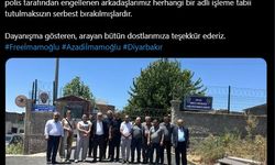 Diyarbakır'da surlara asılan 'İmamoğlu' pankartlarına polis el koydu (2)- Yeniden
