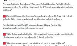Kırmızı bültenle aranan 2 suçlu, Türkiye'ye getirildi