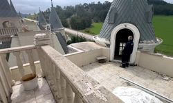 'Peri masalı' yaşam tarzı sunacağı vaadiyle lansmanı yapılıp atıl kalan villalar, dronla görüntülendi