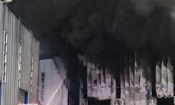 Tekirdağ'da fabrika yangını