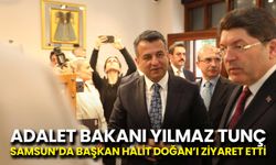 Adalet Bakanı Yılmaz Tunç, Samsun’da Başkan Halit Doğan’ı Ziyaret Etti