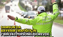 Samsun'da Bayram Trafiği İçin 7 Bin 243 Personel Görevde