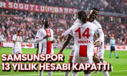 Samsunspor 13 Yıllık Hesabı Kapattı: 1-0