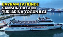 Bayram Tatilinde Samsun’da Gemi Turlarına Yoğun İlgi