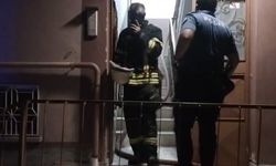 Çorum'da 5 katlı binada yangın paniği