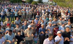Orman yangınlarının sürdüğü Karabük'te yağmur duası