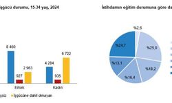 TÜİK: 15-34 yaş grubunda istihdam oranı yüzde 52,5 oldu