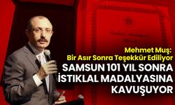 Samsun 101 Yıl Sonra İstiklal Madalyasına Kavuşuyor