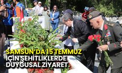 Samsun’da 15 Temmuz İçin Şehitliklerde Duygusal Ziyaret
