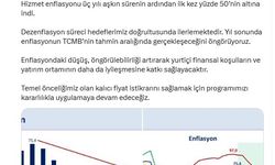 Bakan Şimşek: Enflasyon 44 ayın en düşük seviyesinde